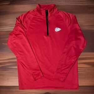 Cutter & Buck Mens NFL Kansas City Chiefs Drytec 1/4 Zip Golf Pullover Mens M